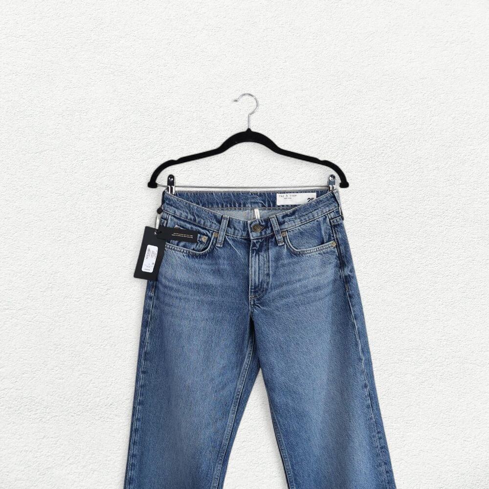Rag & Bone The Saige Denim Jeans in Echo - Picture 6 of 8